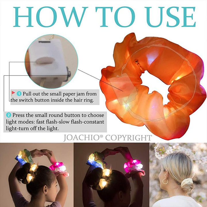 BowLift | LED Scrunchy Hair Ties