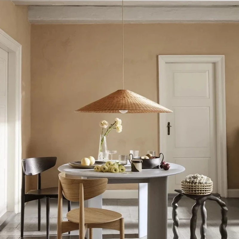 BowLift | Scandinavian LED Pendant Lamp Made of Bamboo