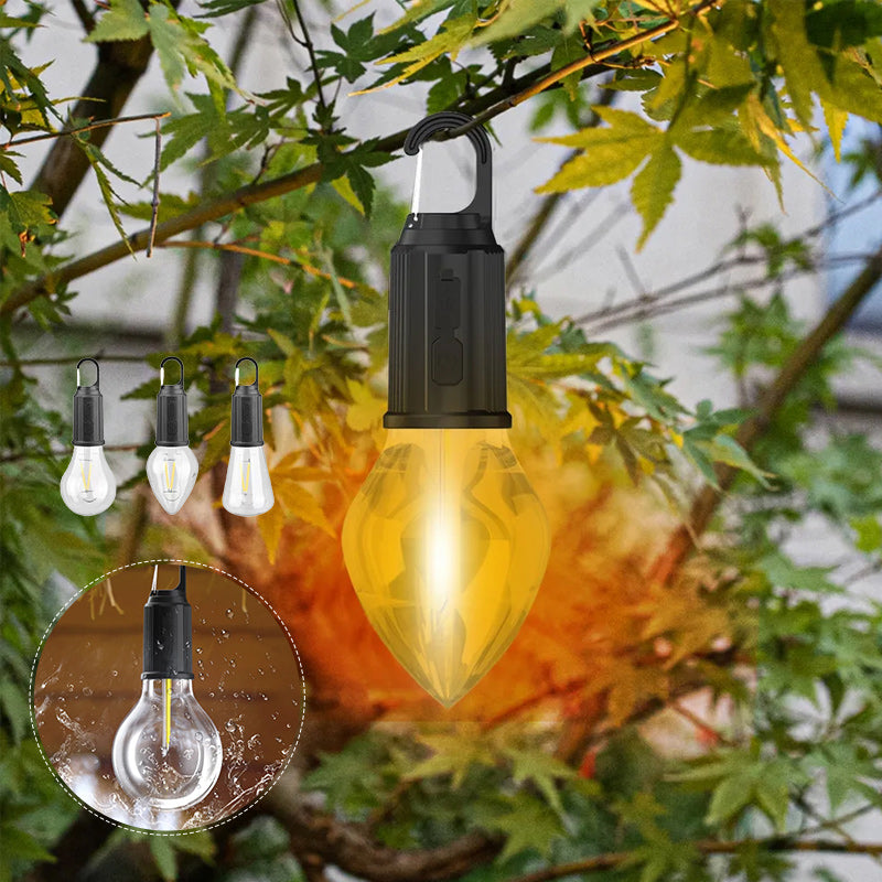 BowLift | Outdoor Camping Hanging Type-C Charging Retro Bulb Light