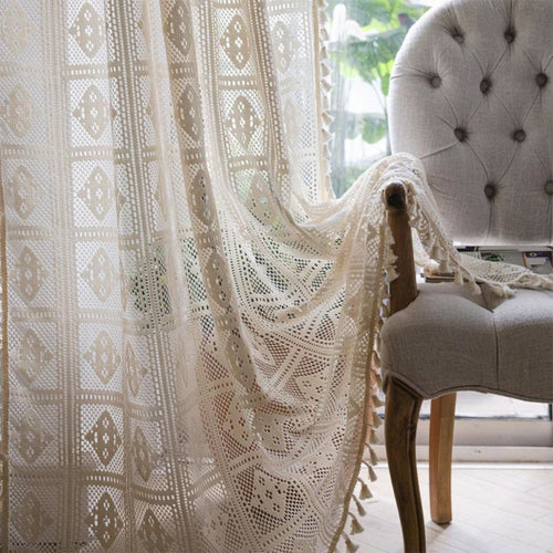 BowLift | Rhombus Plaid Diamond Pattern Curtain