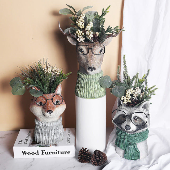 Resin Animal Flower Pot | Bowlift