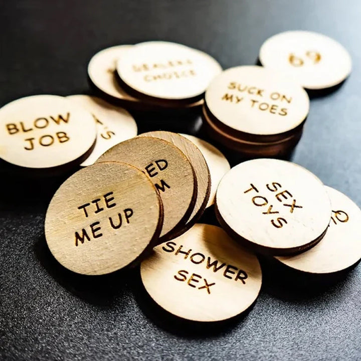 BowLift | Wooden Cards Heart Round