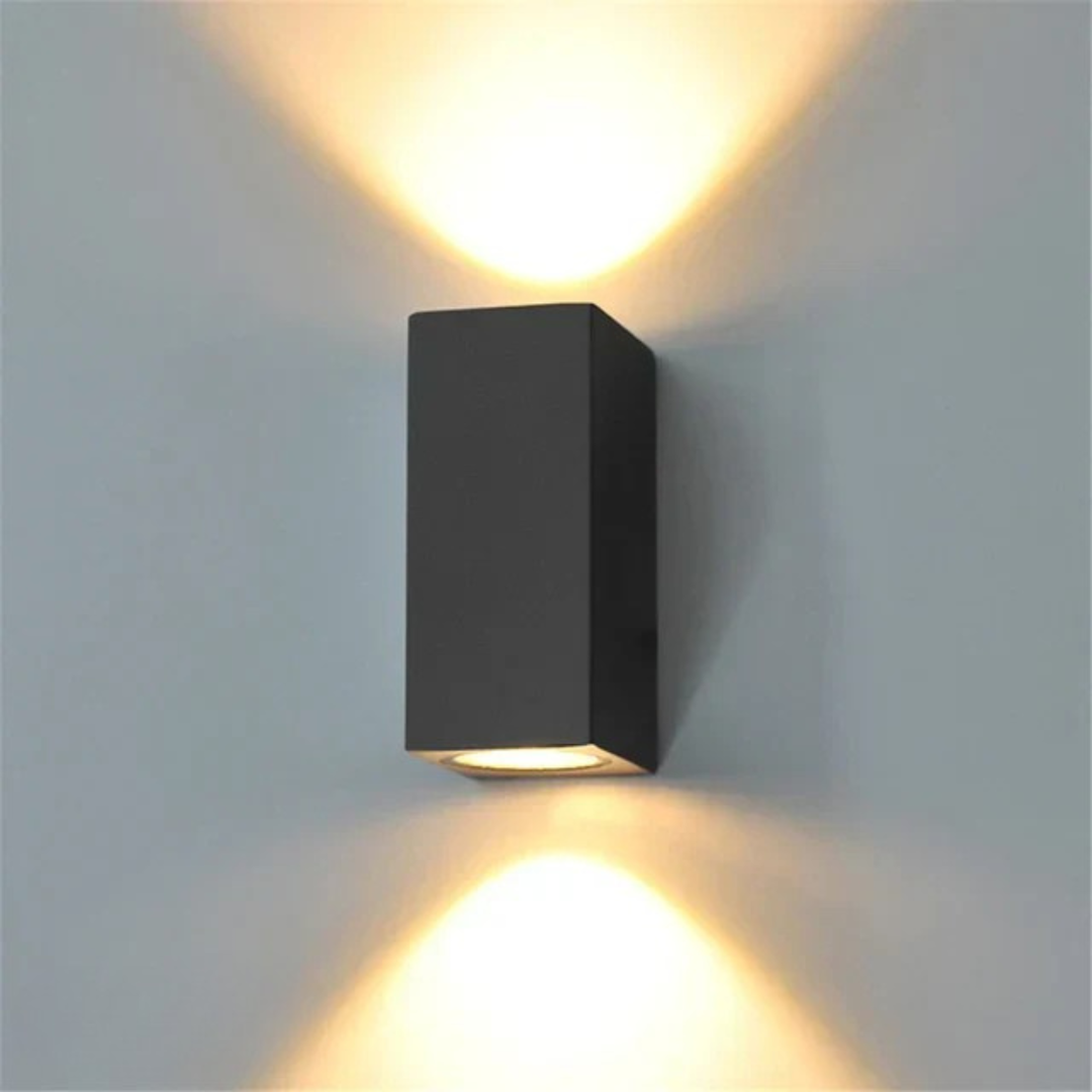 BowLift | Modern Outdoor Wall Lamp LED Black