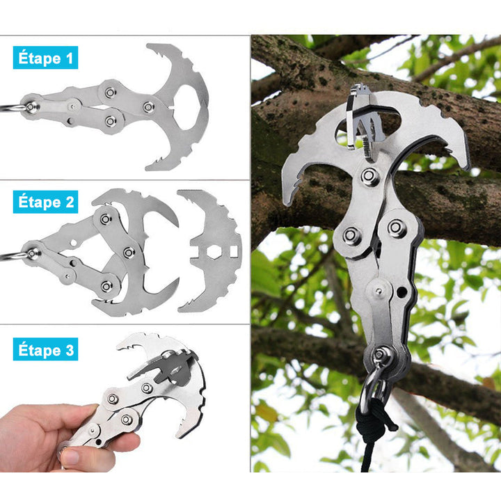 Ciaovie Collapsible Gravity Hook Made of Stainless Steel | Bowlift