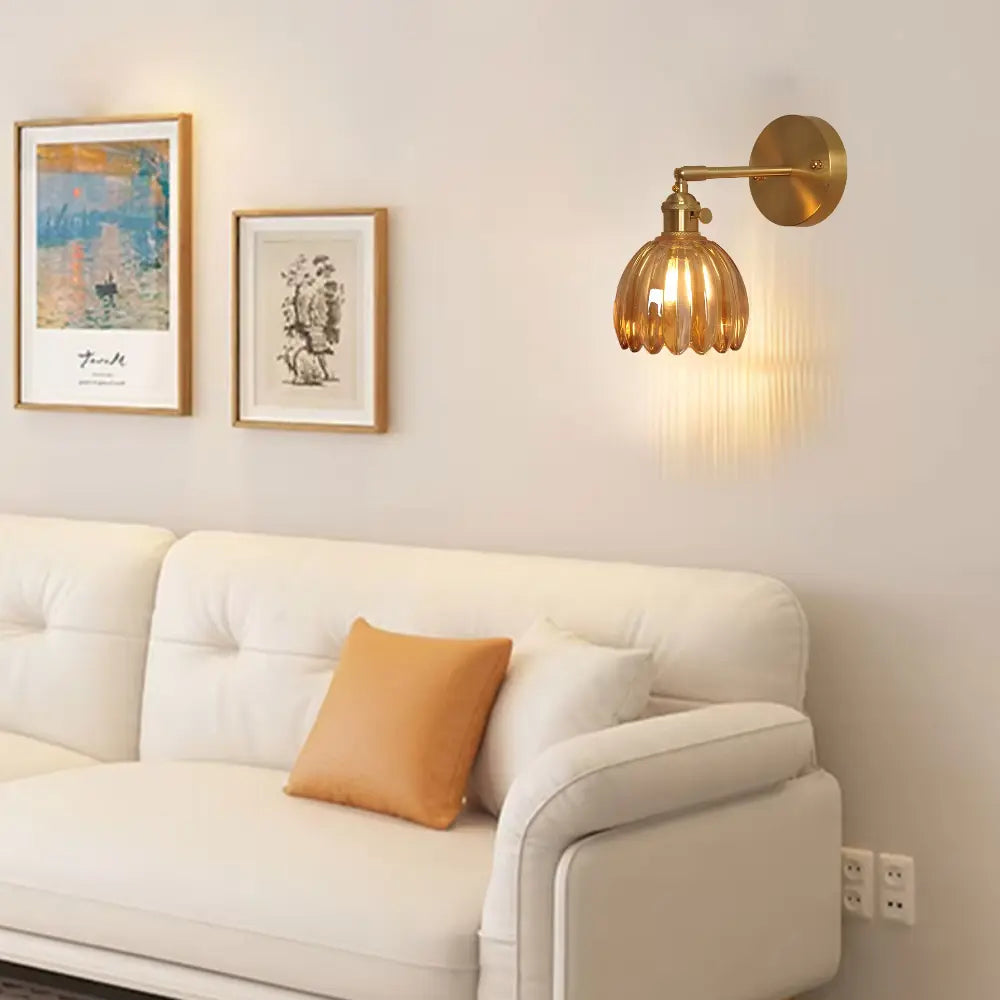 BowLift | GlowForge - Stylish Wall Lamp with a Metallic Finish
