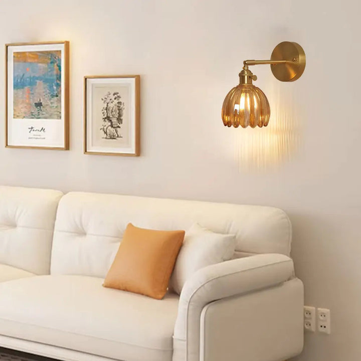 BowLift | GlowForge - Stylish Wall Lamp with a Metallic Finish