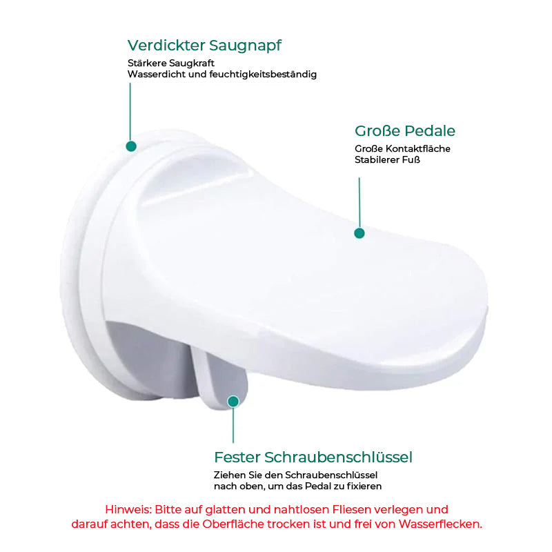 BowLift | Footrest stand for the shower