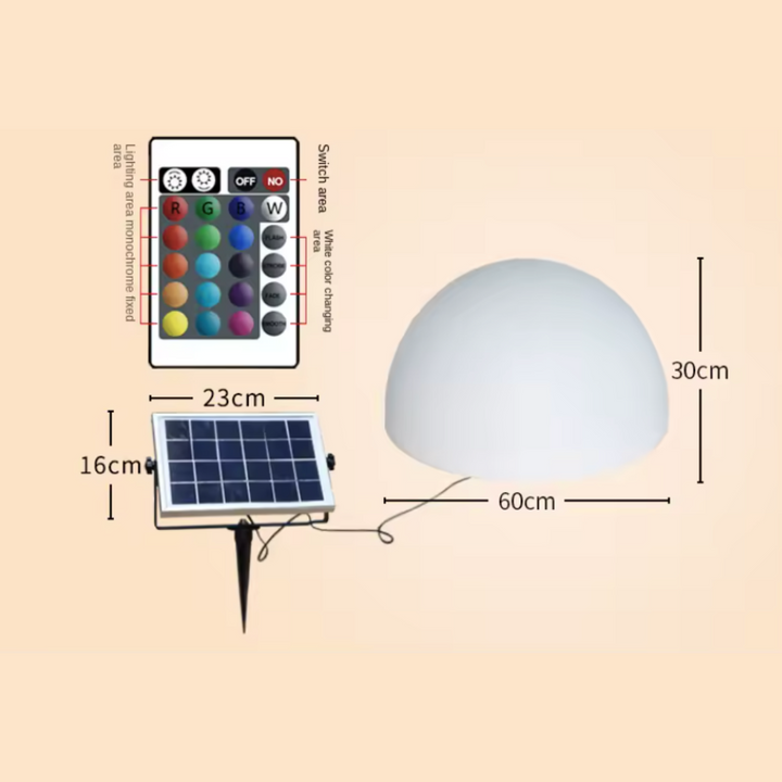 Solar Dome Light Bowlift
