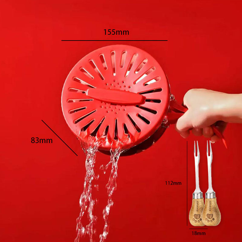 BowLift | Foldable Quick-Drain Basket with Rotating Lid