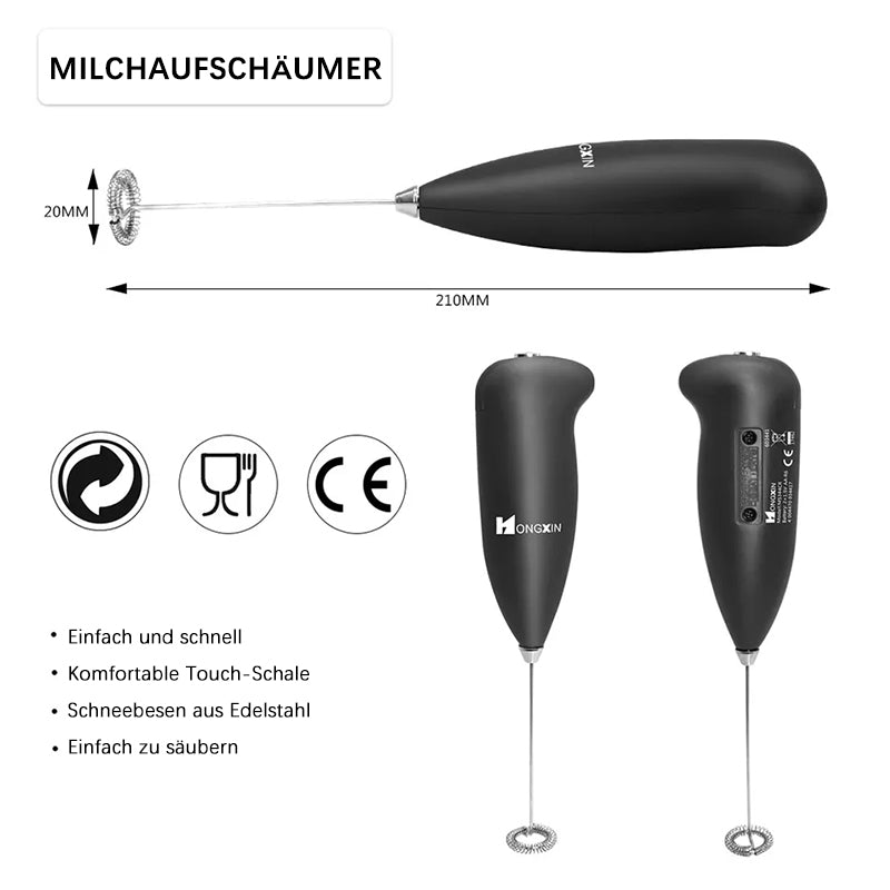 BowLift | Electric Mini Milk Frother Made of Stainless Steel
