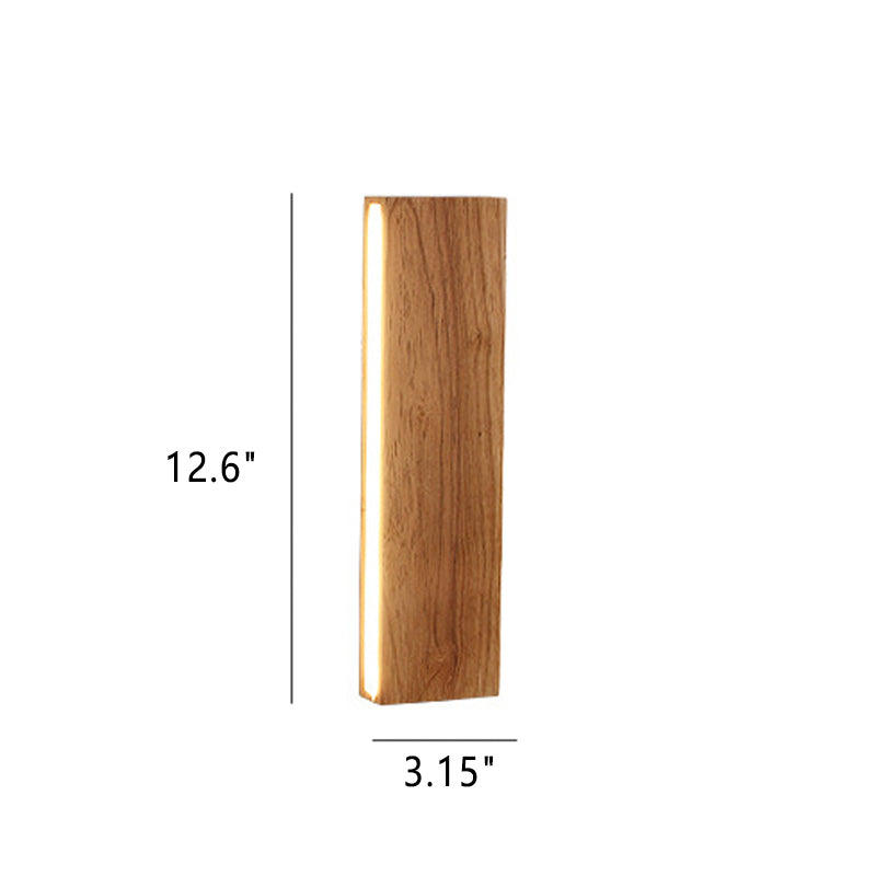 BowLift | OakBeam | Minimalist Solid Wood LED Wall Light