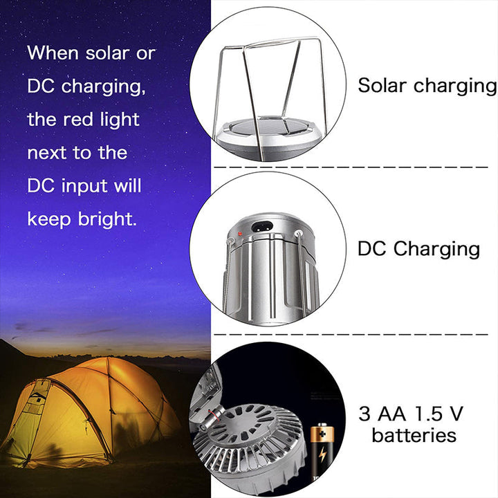 BowLift | Outdoor LED Camping Light with Fan