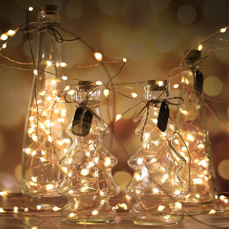 USB Remote Control Copper Wire Light String for Holiday Decoration | Bowlift