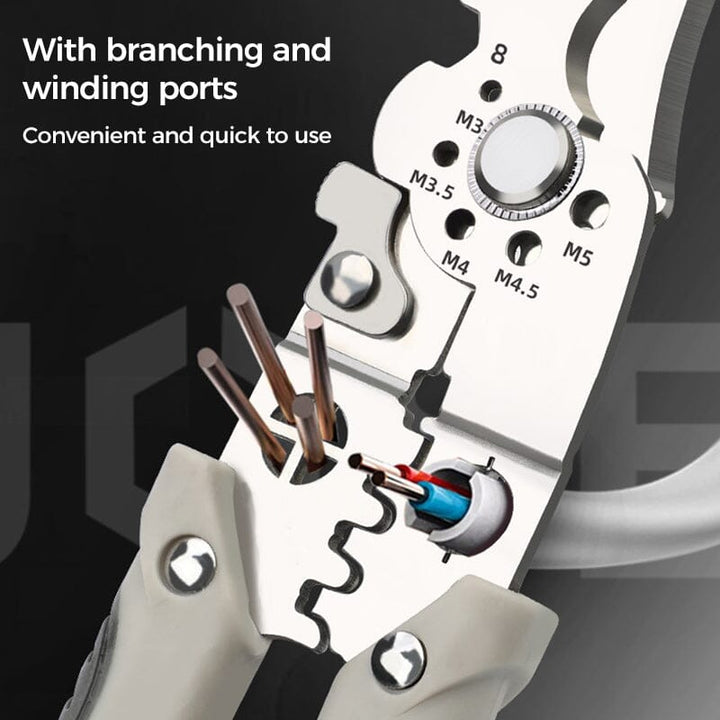 BowLift | Multifunctional Wire Stripper Crimper Cable Cutter Pliers