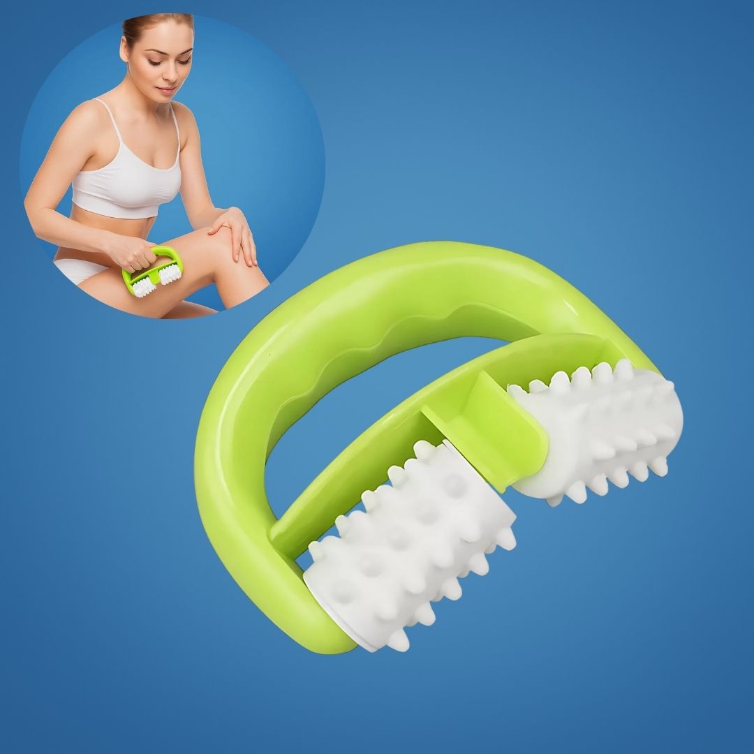 ToneWood | Cellulite Massage Roller – Deep‑Tissue Sculpt – Natural Wood – Home Body Toning Bowlift