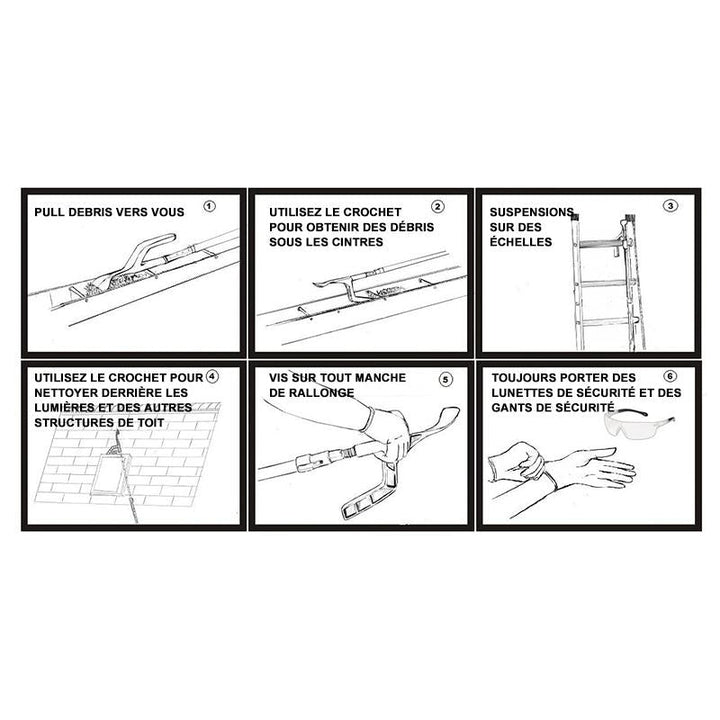 Cleaning tool for the gutter | Bowlift