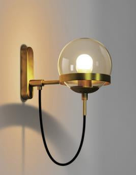 Elegant Retro Wall Glass Ball Lamp | Bowlift