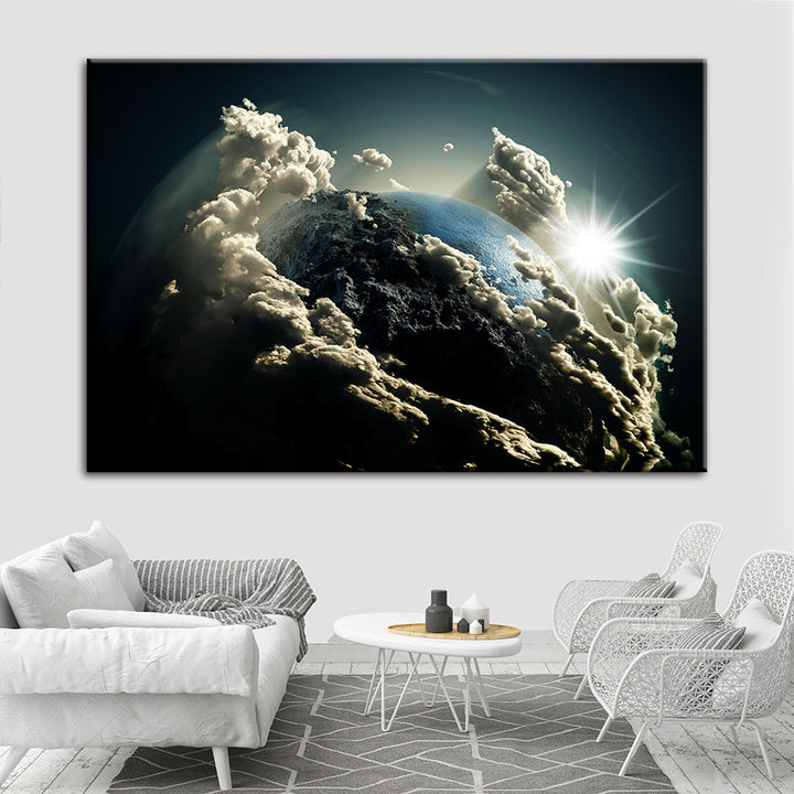 Earth's Stratosphere - Canvas Wall Art Painting | Bowlift