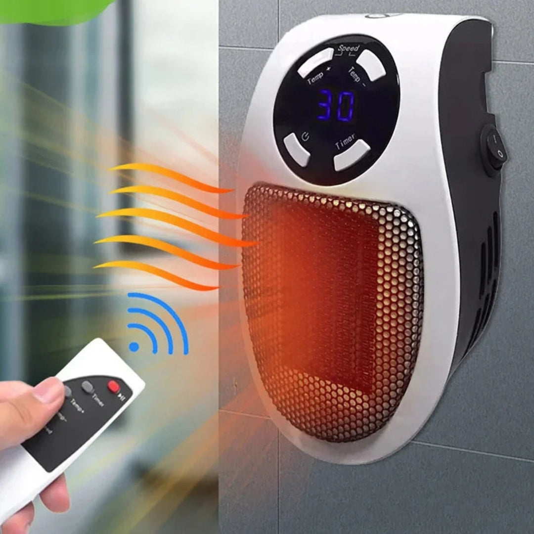 WarmFlow portable heater with adjustable thermostat Bowlift