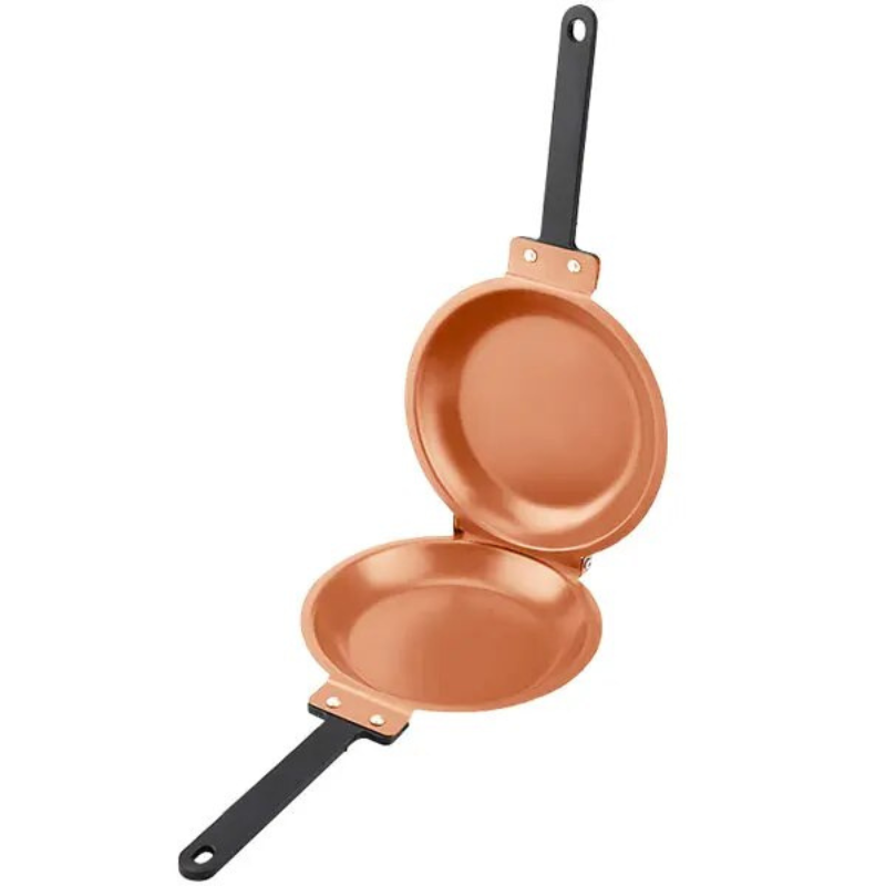 FlipMaster - Double-Sided Pancake Pan with Non-Stick Coating Bowlift