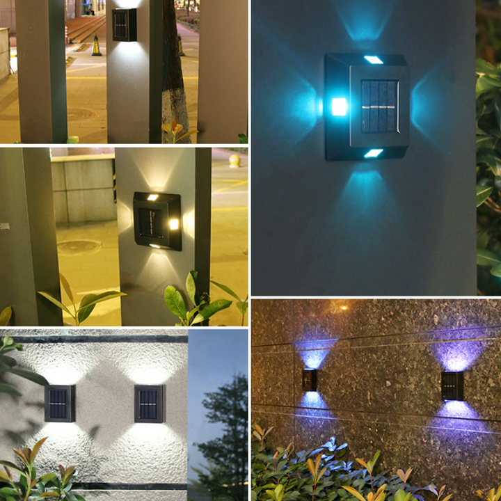 Solar Wall Light for Outdoor Use | Bowlift