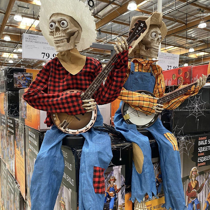 BowLift | Funny animated dueling banjo skeletons