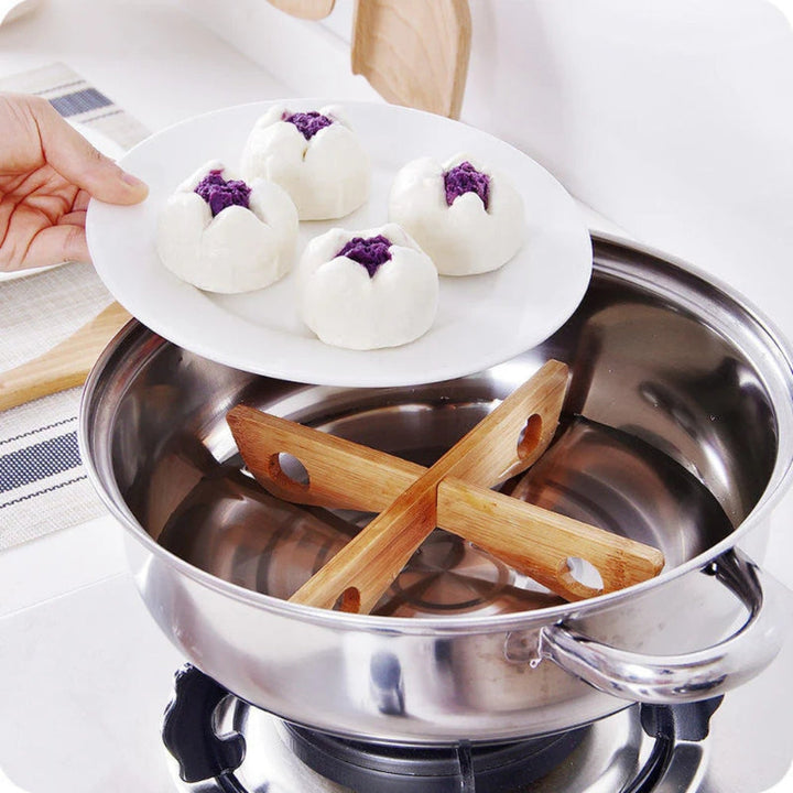BowLift | Bamboo Pot Stand & Steam Rack