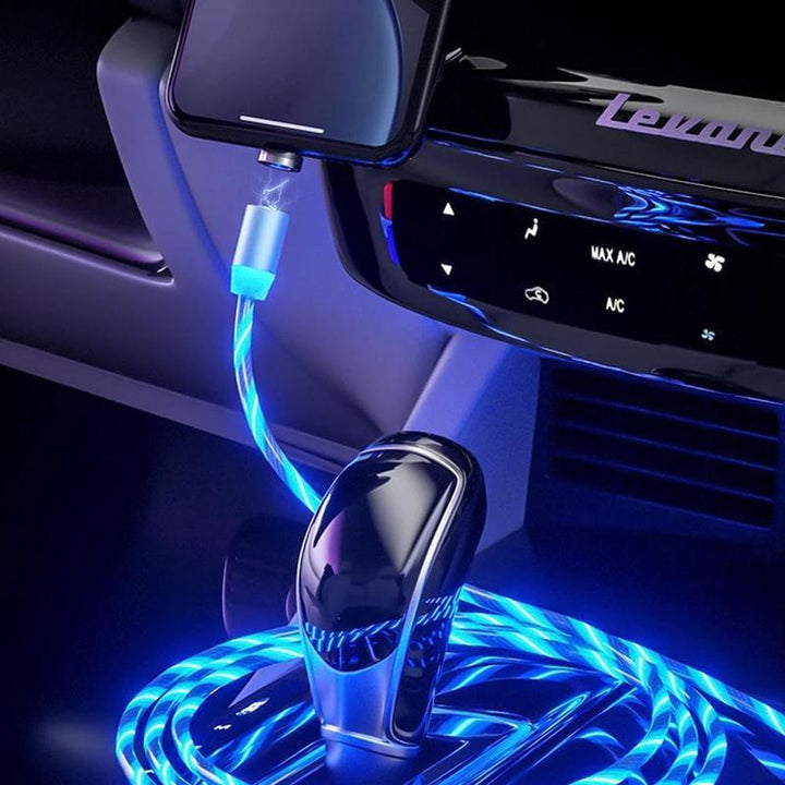 Magnetic USB charging cable with LED | Bowlift
