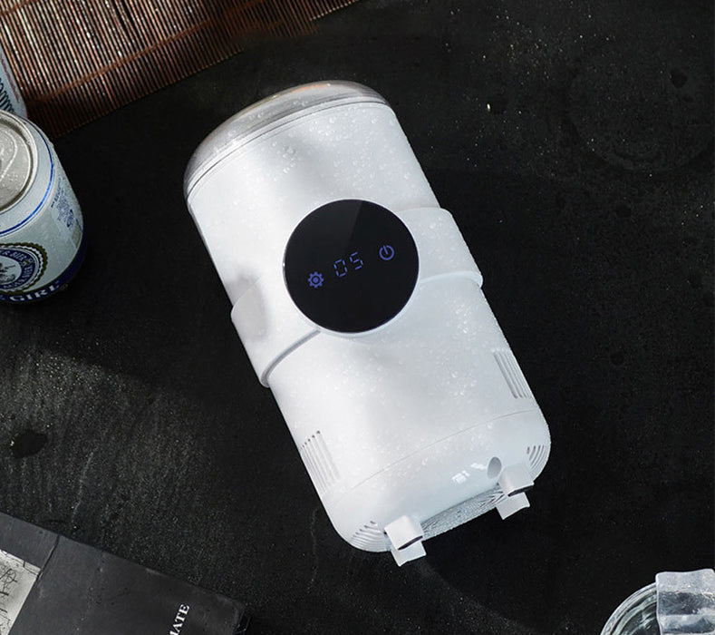 BowLift | Mini & Portable Electric Beverage Cooling and Heating Cup Holder, 5¬∞C to 55¬∞C, for Beer Milk Tea & More