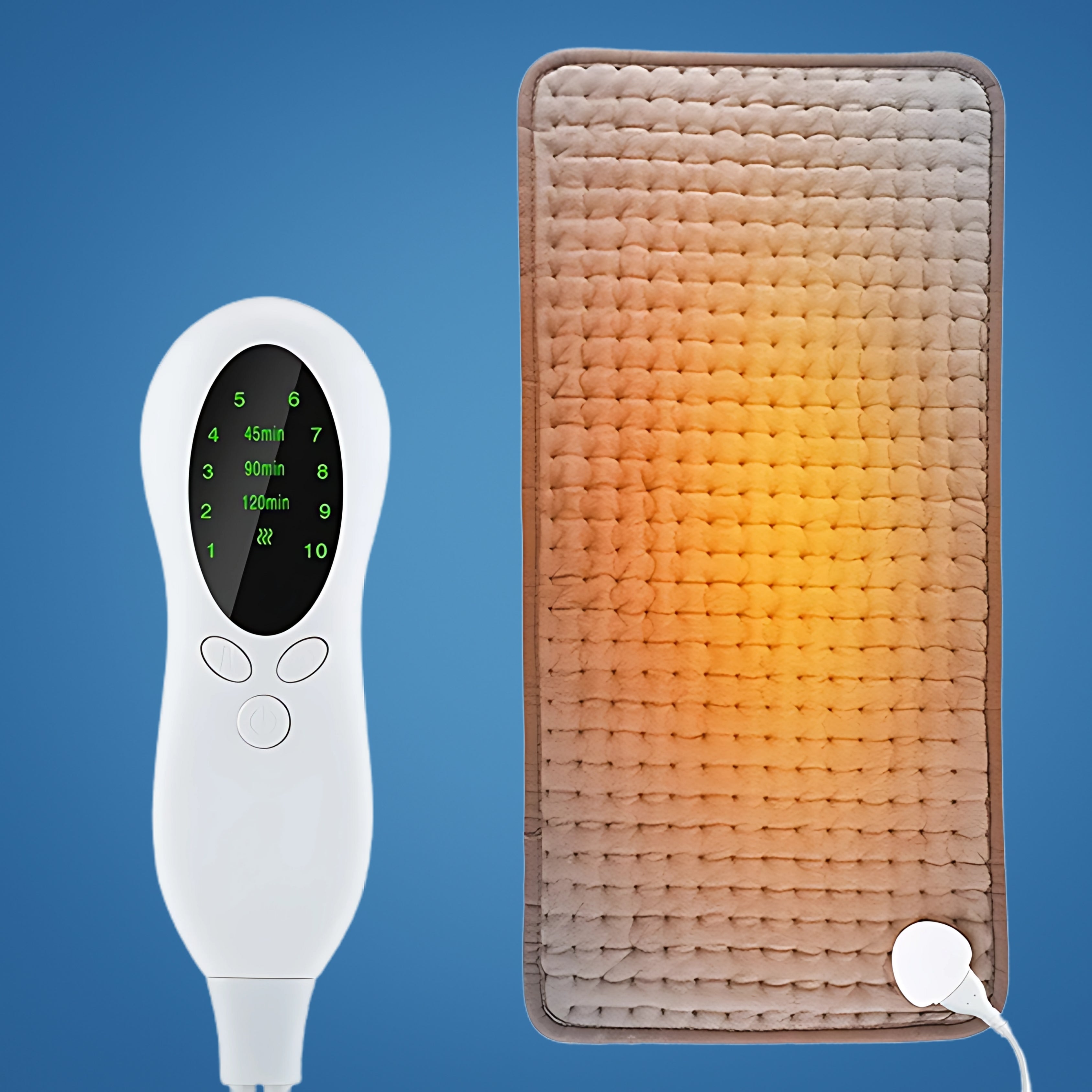 BowLift | Portable Heated Pads Pad for Back Pain, Muscle and Joint Pain Relief – Adjustable Heat for Cramps and Stress