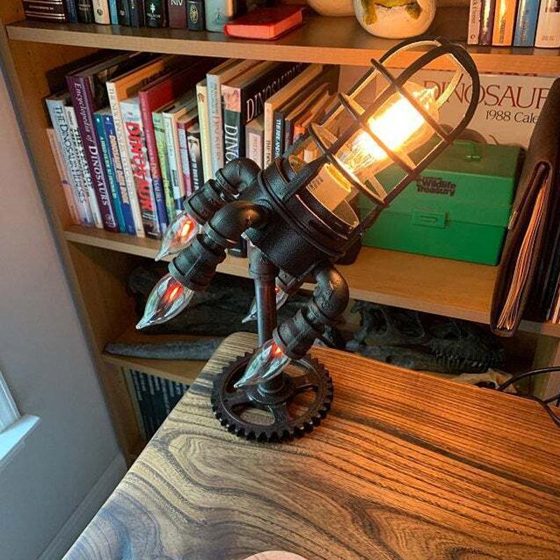 BowLift | Steampunk Rocket Lamp