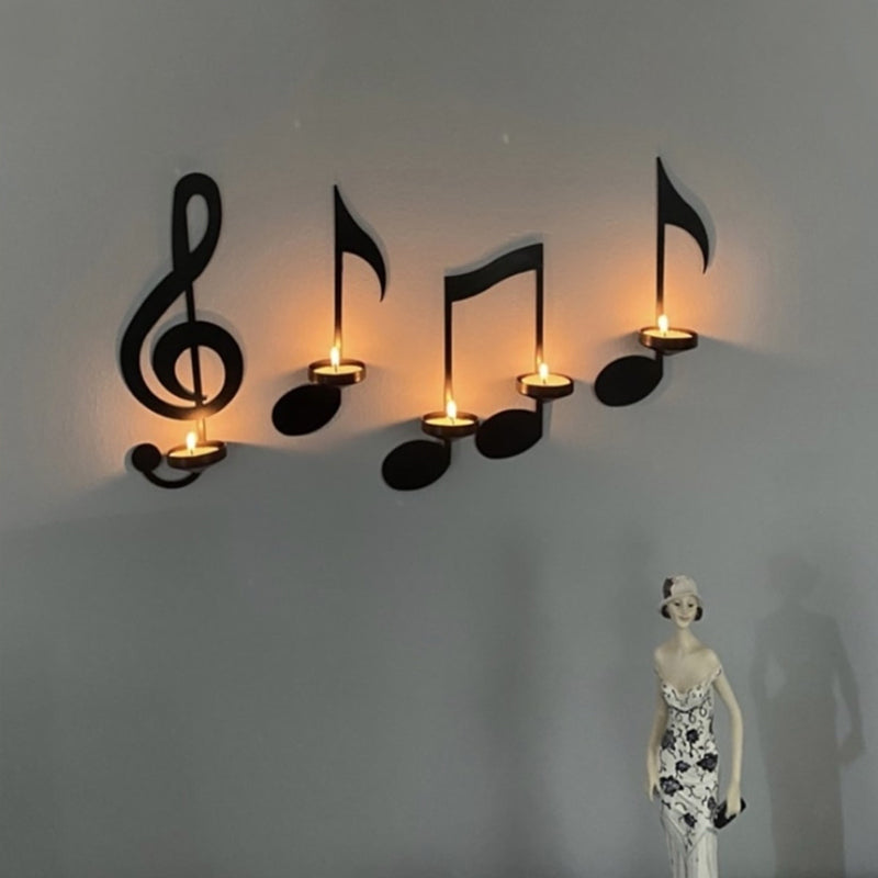 BowLift | Candle holder with music notes