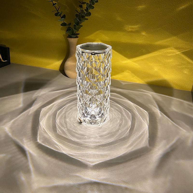 BowLift | Rose Rays Crystal Diamond Table Lamp