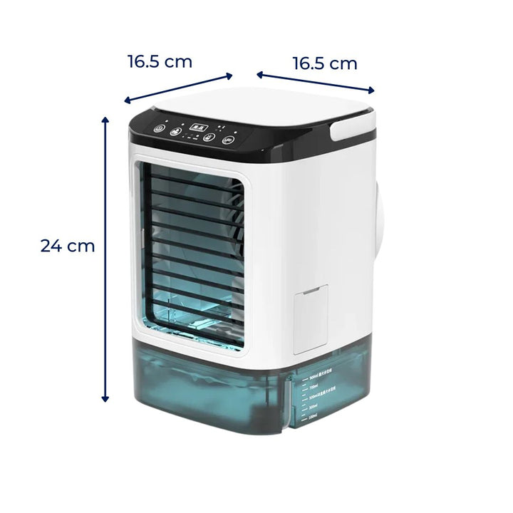 Quiet 12W Cooling Fan – 900ml Tank – Energy Saving – Bedroom Desk Use – Fast Cooling – Sleep Comfort Bowlift