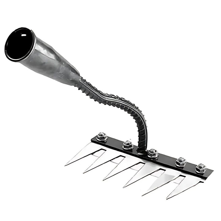 BowLift | Weeding Rake | Ultra-Durable Steel Teeth & Ergonomic Handle for Effortless Garden Maintenance