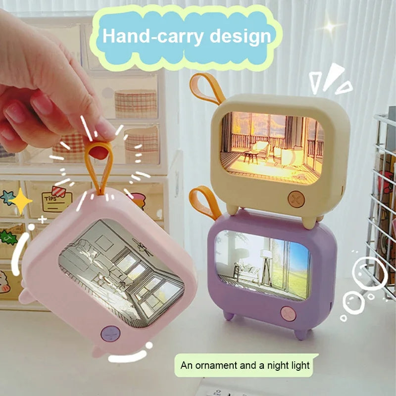 BowLift | Mini TV Painting LED Night Light