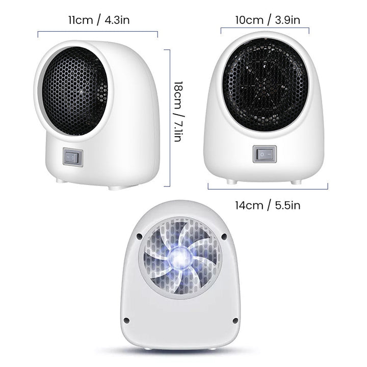 Mini Electric Air Heater | Bowlift