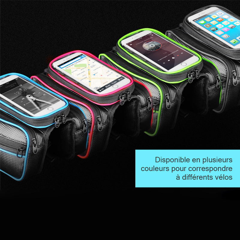 Mountain bike bag with waterproof touchscreen | Bowlift