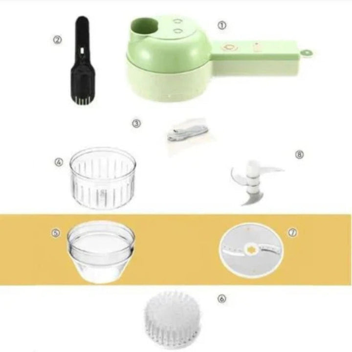 4-in-1 manual kitchen preparation maker Bowlift