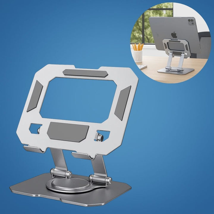 DeskEase | Adjustable Tablet Stand – Ergonomic Comfort – Foldable Anti‑Slip Design – Ideal for Work, Study, Travel & Video Calls Bowlift