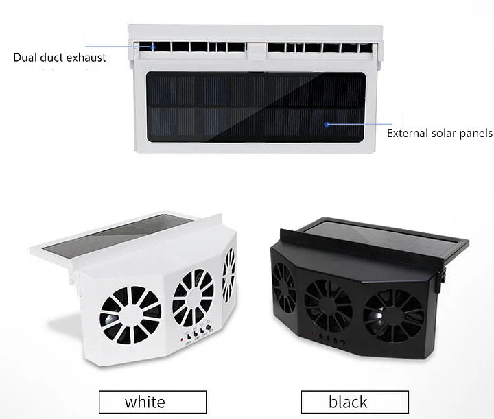 The New Solar Car Cooling Artifact [air circulation exhaust fan] | Bowlift