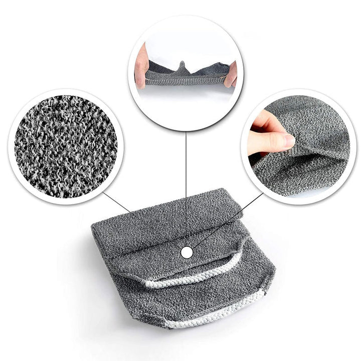 Stretchable Back Rub Bath Towel | Bowlift