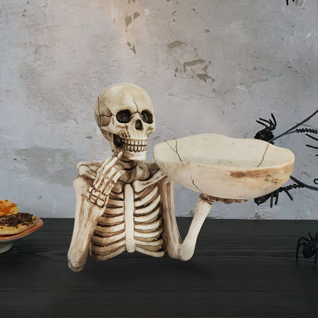 BowLift | Spooky Skeleton Halloween Candy Bowl