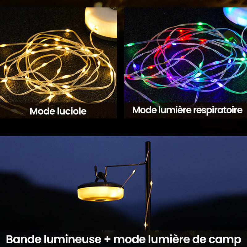 Portable, expandable, waterproof string lights for outdoor use | Bowlift