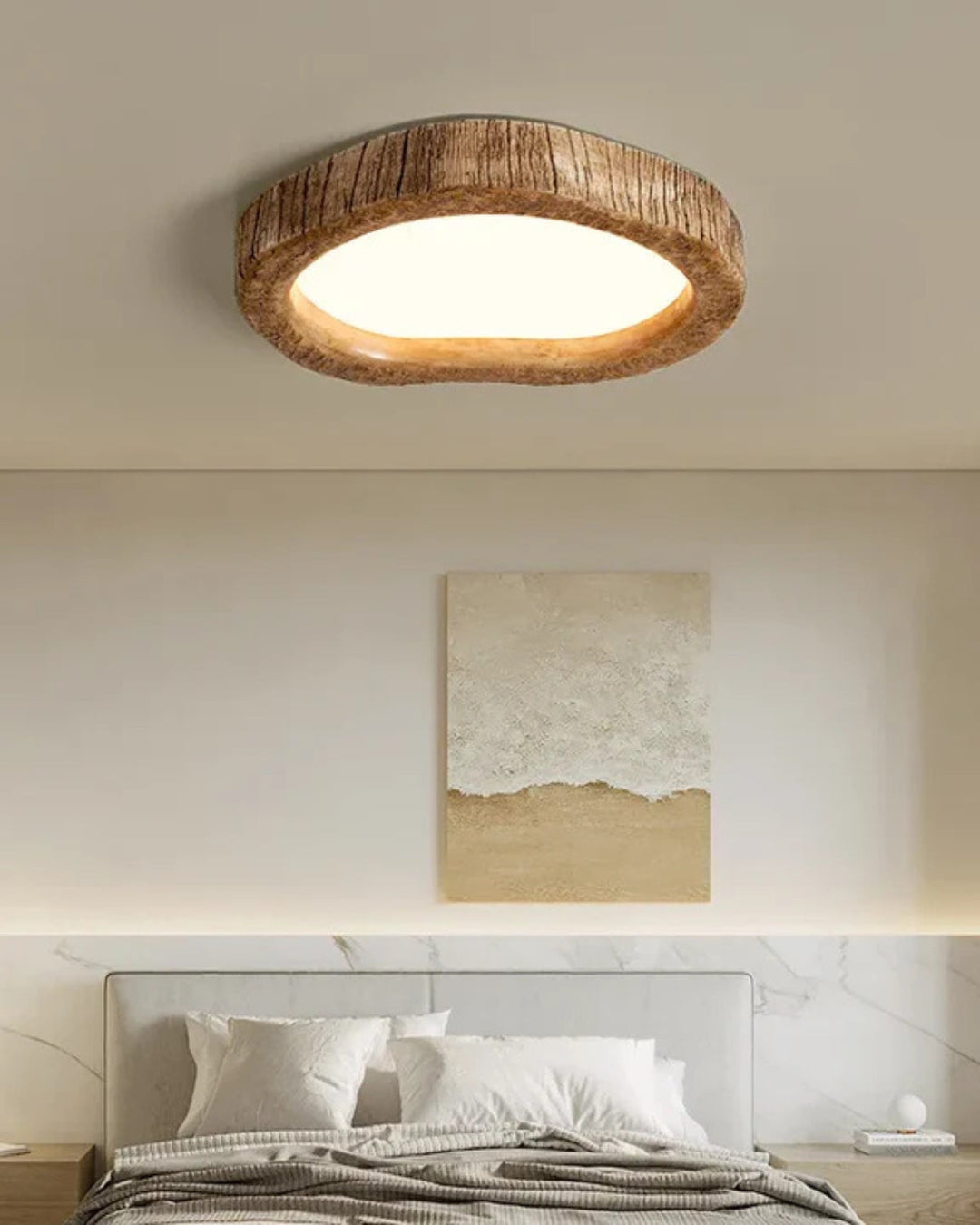 BowLift | Minimalist Wooden Lamp in Japandi Style with Glow Effect