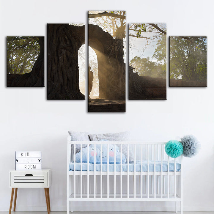 Under The Arch 5 Piece - Canvas Wall Art Painting | Bowlift