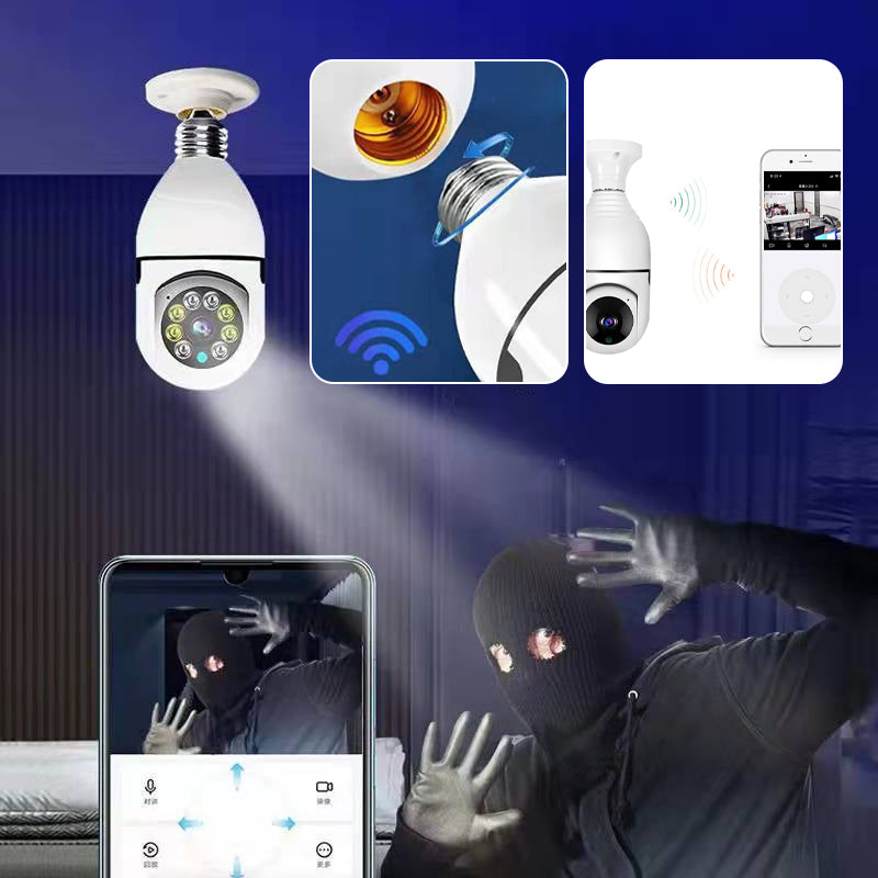 BowLift | Wireless WiFi Surveillance Camera with Bulb