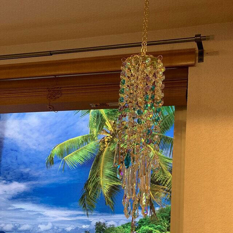 BowLift | Aurora Crystal Glass Wind Chime