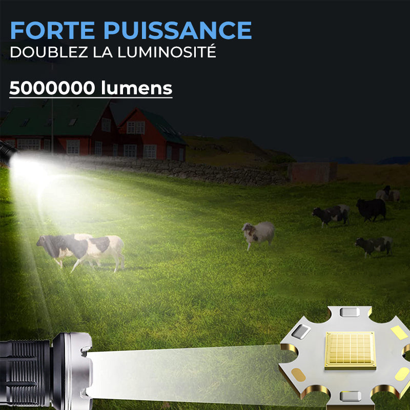 Zoom flashlight with LED | Bowlift