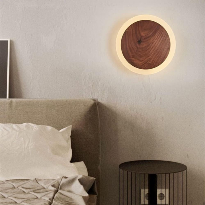 BowLift | Scandinavian Wooden LED Wall Lamp